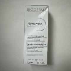 (1) Bioderma Pigmentbio Sensitive Damaged box 2.5 oz Exp 07/27