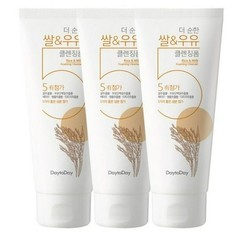 ENESTI Rice Milk Mild Cleansing Foam 140ml x 3 Pack Deep Pore Facial Wash