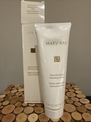 Mary Kay EXTRA EMOLLIENT CLEANSING CREAM 3.75 Oz Very Dry Skin New White Box HTF
