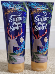 BRAND NEW Bath and Body Works Sugar Plum Swirl TWO Body Creams (8 oz/226 g each)