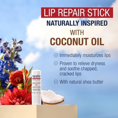 Aquaphor Lip Repair Stick with Coconut Oil – 3 Pack, 0.17 OZ Each