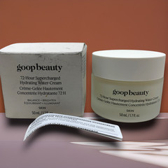 goop Beauty 72-Hour Supercharged Hydrating Water Cream 1.7 oz New Open Box