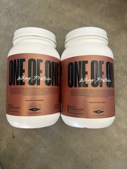 One of One Whey Protein Classic Choc Flavor Custom Formulated 908g NEW 2 Pack