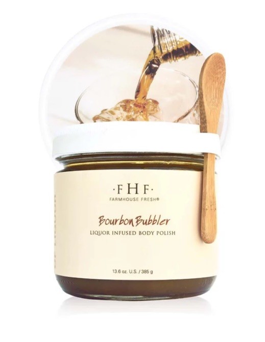 FarmHouse Fresh ~ Bourbon Bubbler Liquor Infused Body Polish Scrub 13.6 OZ