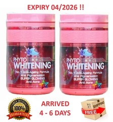 2 x Phyto Booster Skin Whitening Collagen Supplements Fresh Stocks By DSM