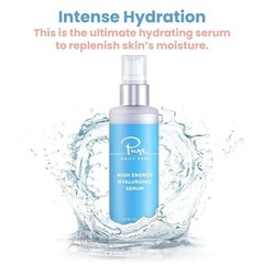 Pure Daily Care High Energy Hyaluronic Serum 4oz Hydrating Clinical Gr Full Size