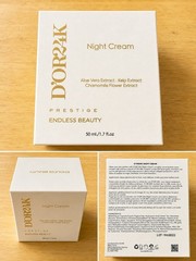D’OR24K Prestige Endless Beauty Night Cream 1.7 fl oz New Sealed