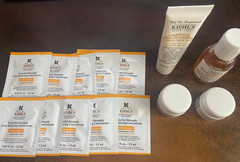 KIEHL’S Travel/Sample Lot Line-Reducing Concentrate+Toner+Face Wash+FaceCream+Ma