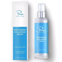 Pure Daily Care High Energy Hyaluronic Serum 4oz Hydrating Clinical Gr Full Size
