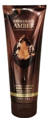 Bath & Body Works Chocolate Amber Body Cream 8oz New