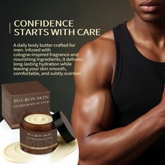 Men&rsquo;s Pheromone Body Butter – Cedar Scent, Moisturizing Skin Cream, 8oz