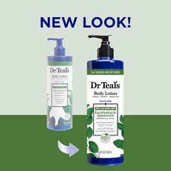 Dr Teal&rsquo;s Eucalyptus Spearmint Body Lotion 18 Fl Oz Pack of 3 Moisturizer