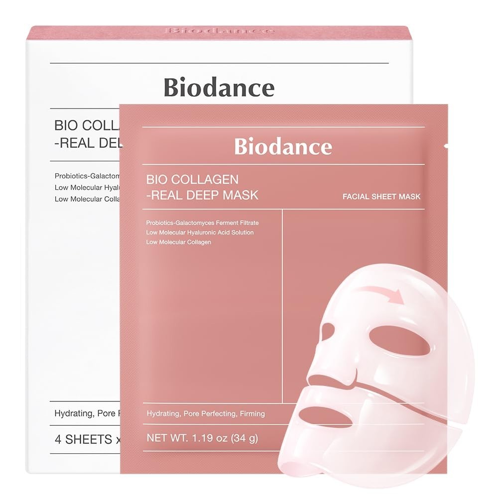 BIODANCE Bio-Collagen Real Deep Mask 1.19 oz x 4 ea Fast Ship