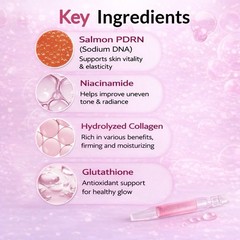 Korean PDRN Salmon DNA Ampoule 10ea Glass Skin Glow Boosting Regenerating VOBIKO