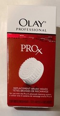 Olay Professional ProX replacement brush heads 2 soft bristle heads NEW