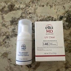 Lot Of 2x Elta MD Skincare Uv Clear & Amino Acid Foaming Cleanser FAST SHIPPING