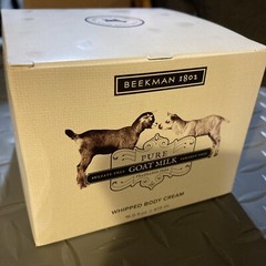 BEEKMAN 1802 Pure Goat Milk Whipped Body Cream (Fragrance Free) 16oz NIB SEALED