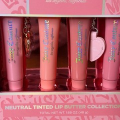 New Juicy Couture 4 Pck Tinted Lip Butter Gloss Pink Makeup Cosmetic Charm