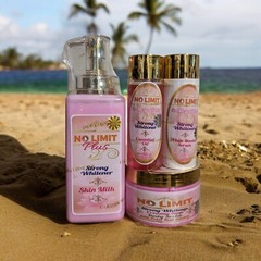 No Limit plus whitening skin set. X4 Lotion, Serum, Oil And Body Scrub