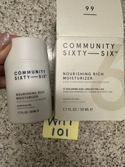 Community Sixty-Six Nourishing Rich Moisturizer 1.7oz / 50mL FULL SZ SEAL BOX