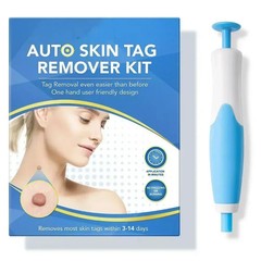 2-in-1 Auto Skin Tag Remover Pen Kit Safe Fast Removal Bands For Face Skin Care