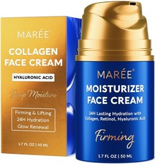 Face Moisturizer 24H Hydration Anti Aging Wrinkle Cream HeavyDuty Retinol Hyalu