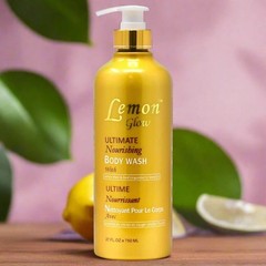 Lemon Glow Lotion 16.8oz + Body Wash 27oz