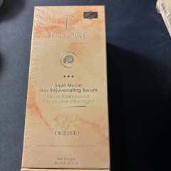 Prédiré Paris Snail Mucin Skin Rejuvenating Serum 1.35 Fl.oz/40 mL NIB Sealed