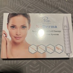 Sealed NuDerma Clinical Skin Therapy Wand High Frequency 4 Fusion Applicators