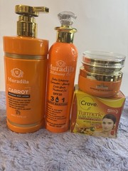 MuradilaCarrotWhiteningLotion &Oil, DG Dream WhiteningFace Corrector&Crave Cream