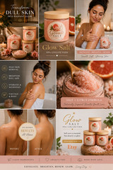 Glow Salt Oasis™ Citrus Mineral Facial Scrub