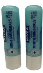 Lot of 2 NIVEA Mint & Minerals Lip Balm – Discontinued Formula -Sealed Germany