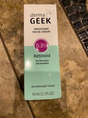 Derma GEEK Retinoid 0.3% Smoothing Facial Serum for Uneven Skin – 1.3 fl oz
