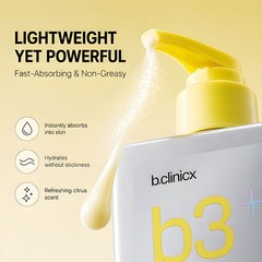 B.Clinix B3+ Brightening Body Lotion 300ml Set with Charmmy Kitty Keyring