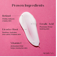 Medix 5.5 Retinol Body Lotion Firming Moisturizer | Crepey Skin Care Treatment |