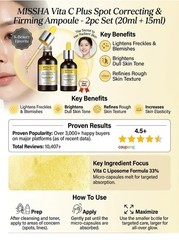 MISSHA Vita C Plus Ampoule Vitamin C Serum Dark Spots Blemish Firming K-Beauty