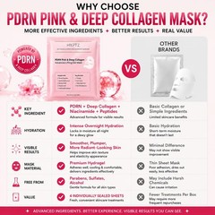 realori Salmon DNA PDRN Collagen Face Mask – Korean 4 Count (Pack of 1)