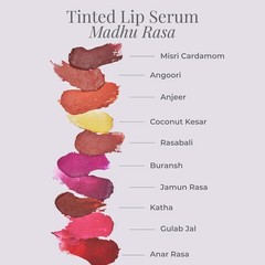 Forest Essentials Tinted Plumping Lip Serum Katha | Natural Glossy