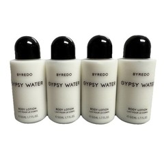 4 PACK Byredo Gypsy Water Body Lotion Luxury Fragrance 1.7oz x4 (6.8oz)
