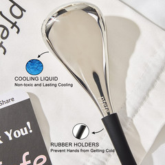 Pfefe Ice Globes Facial Skin Care Tools for Women Face Eyes, Stainless Steel Fac