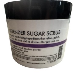 Whish White Tea & Lavender Sugar Scrub 8 Oz- Exfoliates, Moisturizes New-Sealed