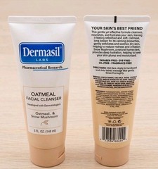 Dermasil Labs Oatmeal & Snow Mushroom Facial Cleanser 5 fl oz, 2-Pack