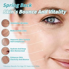Retinol Collagen Face Cream Anti Aging Squalane Wrinkle Moisturizer 1.86oz