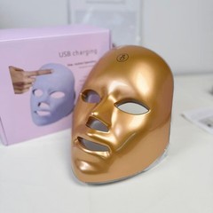 7 Color LED Facial Beauty Mask Light Therapy Face Skin Care USB Rechargeable