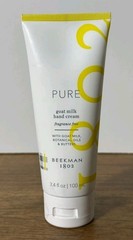 BEEKMAN 1802- PURE—Goat Milk Hand Cream-3.4 Oz ea. NEW/Sealed