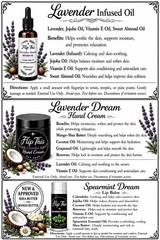 Homemade Organic Lavender Dream Kit Spearmint Lip Balm Hand Cream & Lavender…