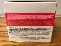 2x DDF Sulfur Therapeutic Mask Acne Blemish Treatment 113 g 4 Oz Authentic A17