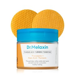 Dr.Melaxin TX Kojic Acid Turmeric Toner Pads with Tranexamic Acid, Orange