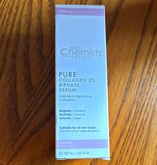 skinChemists Pure Collagen 5% Biphase Face Serum 1.01 fl oz Hydration