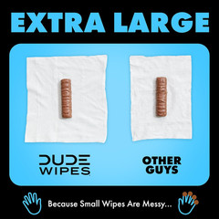 Wipes – Flushable Wipes Stocking Stuffers – 1 Pack, 48 Count – Unscented – Vitam
